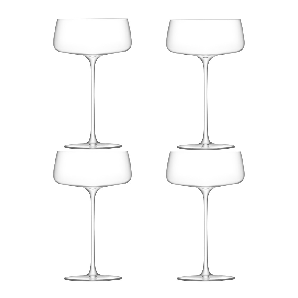 LSA International - Metropolitan Samppanjalasi coupe 30 cl 4 kpl
