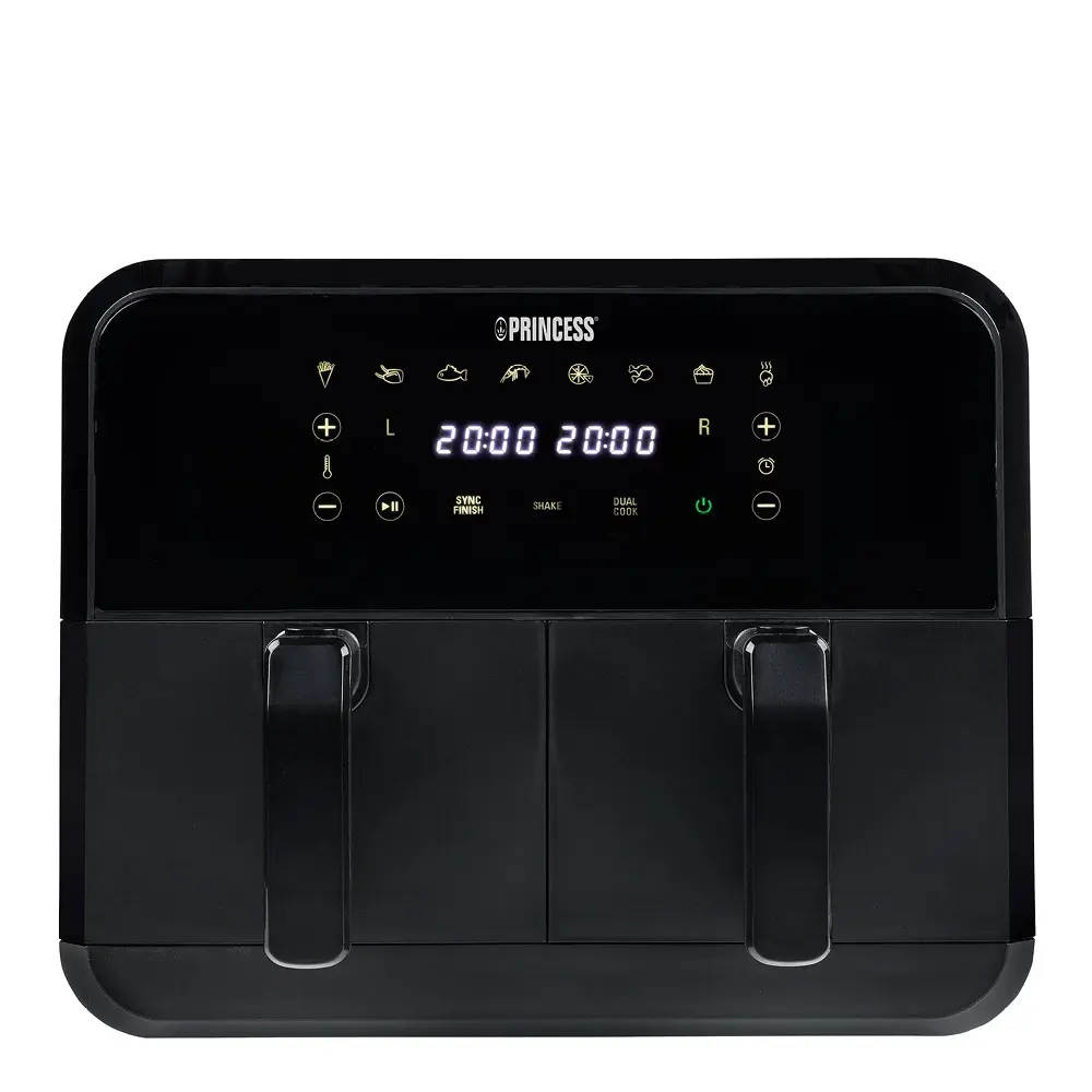 Airfryer kaksoiskorilla 2x4L 2400W
