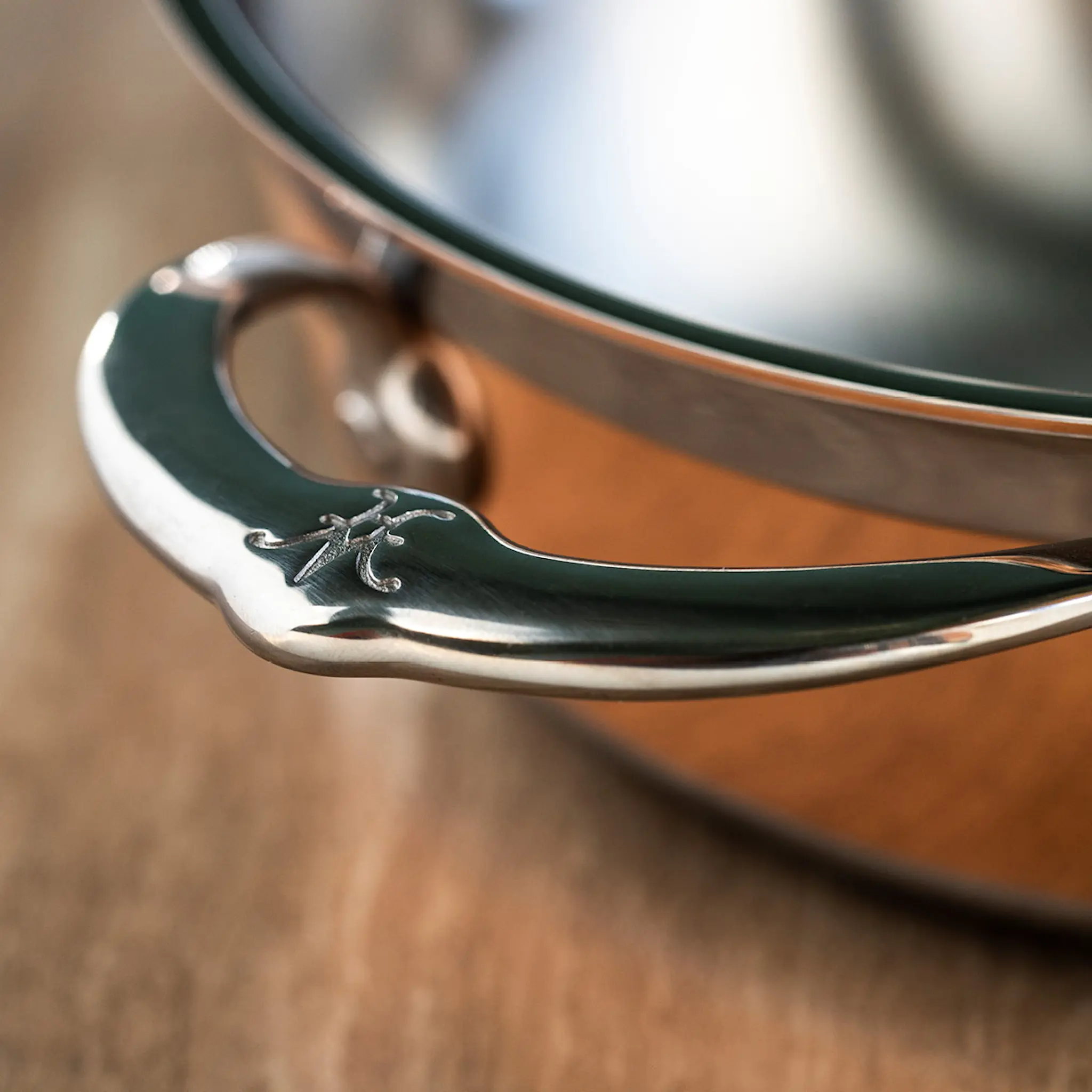 Hestan Copperbond Traktörpanna med lock 28 cm 4,7 L Koppar