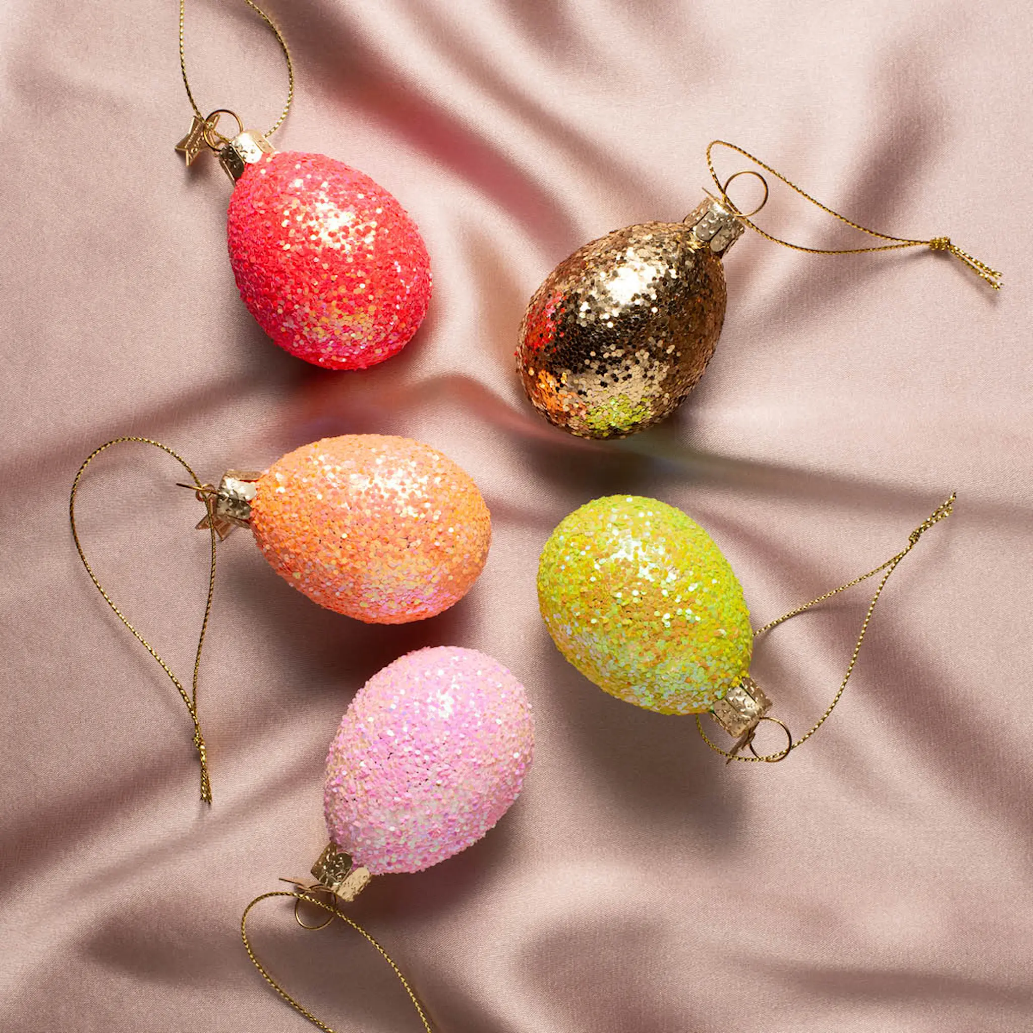 Vondels Pääsiäiskoriste Sorbet Sparkle Eggs 3 kpl