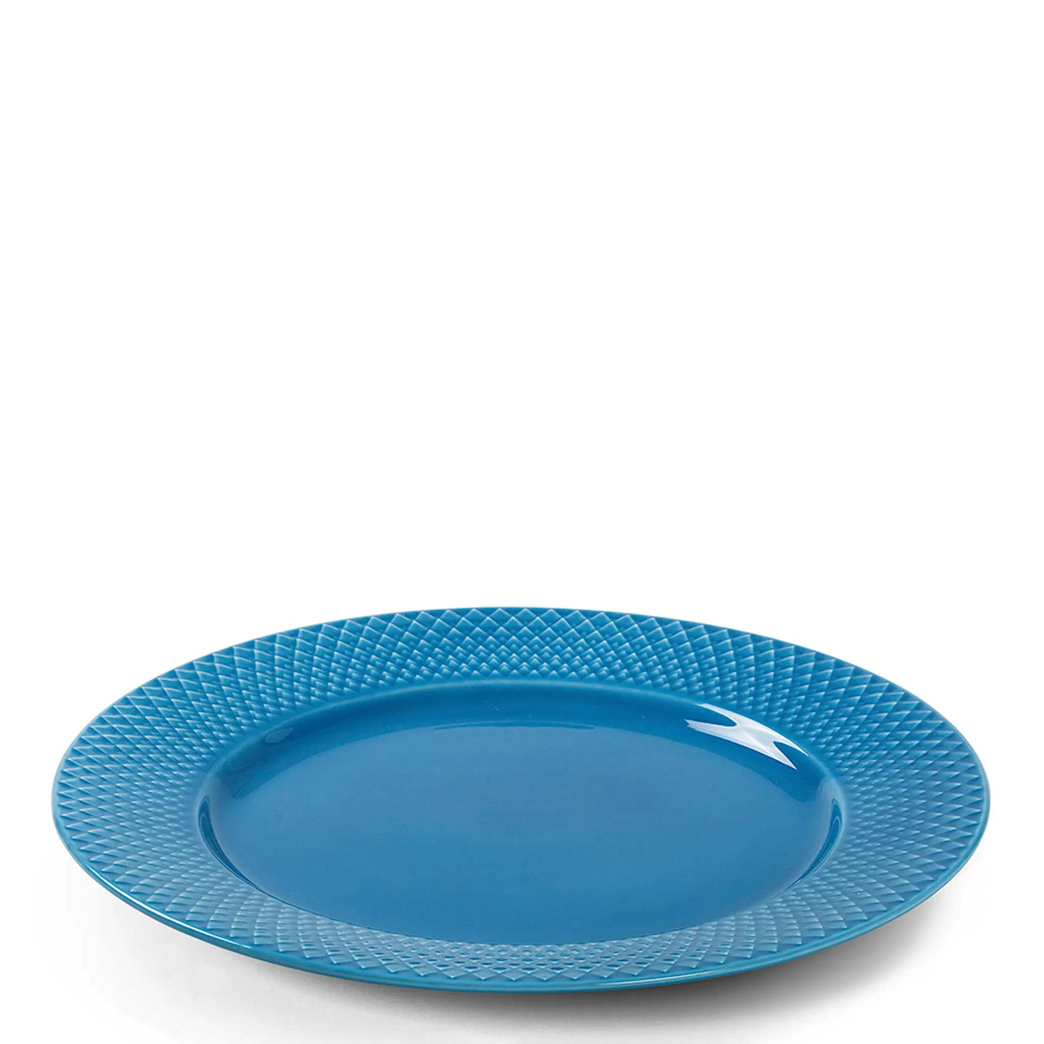 Lyngby Porcelæn Rhombe Color Tallrik 27 cm Blå