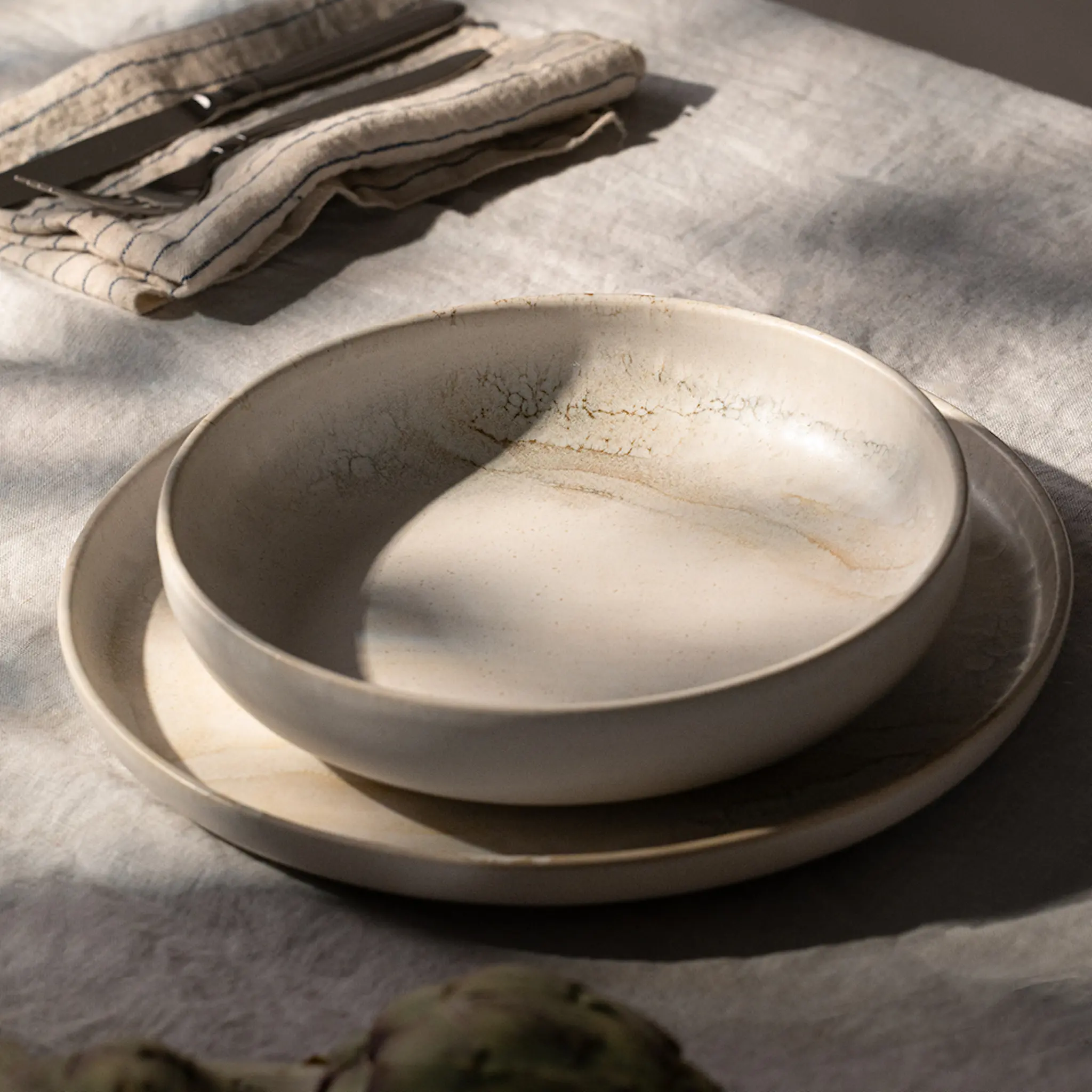 Magnor Palazzo tallrik 28 cm brun/beige