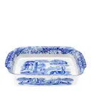 Blue Italian ugnsform 29,7x22,1 cm blå/vit