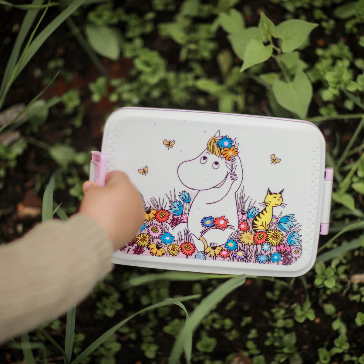 Rätt Start Mumin matlåda Äng rosa