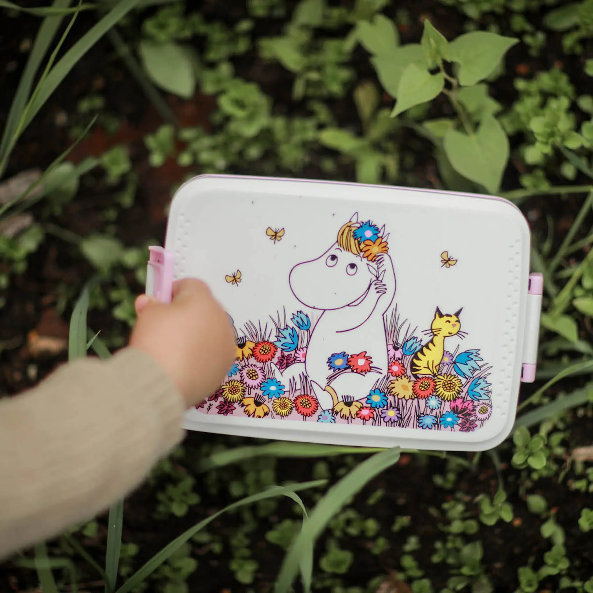 Rätt Start Mumin matlåda Äng rosa