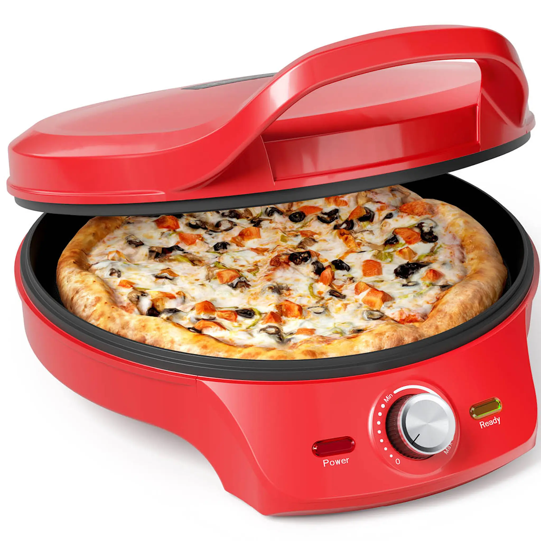 PRINCESS Pizzajärn 115007 30 cm 2000W röd