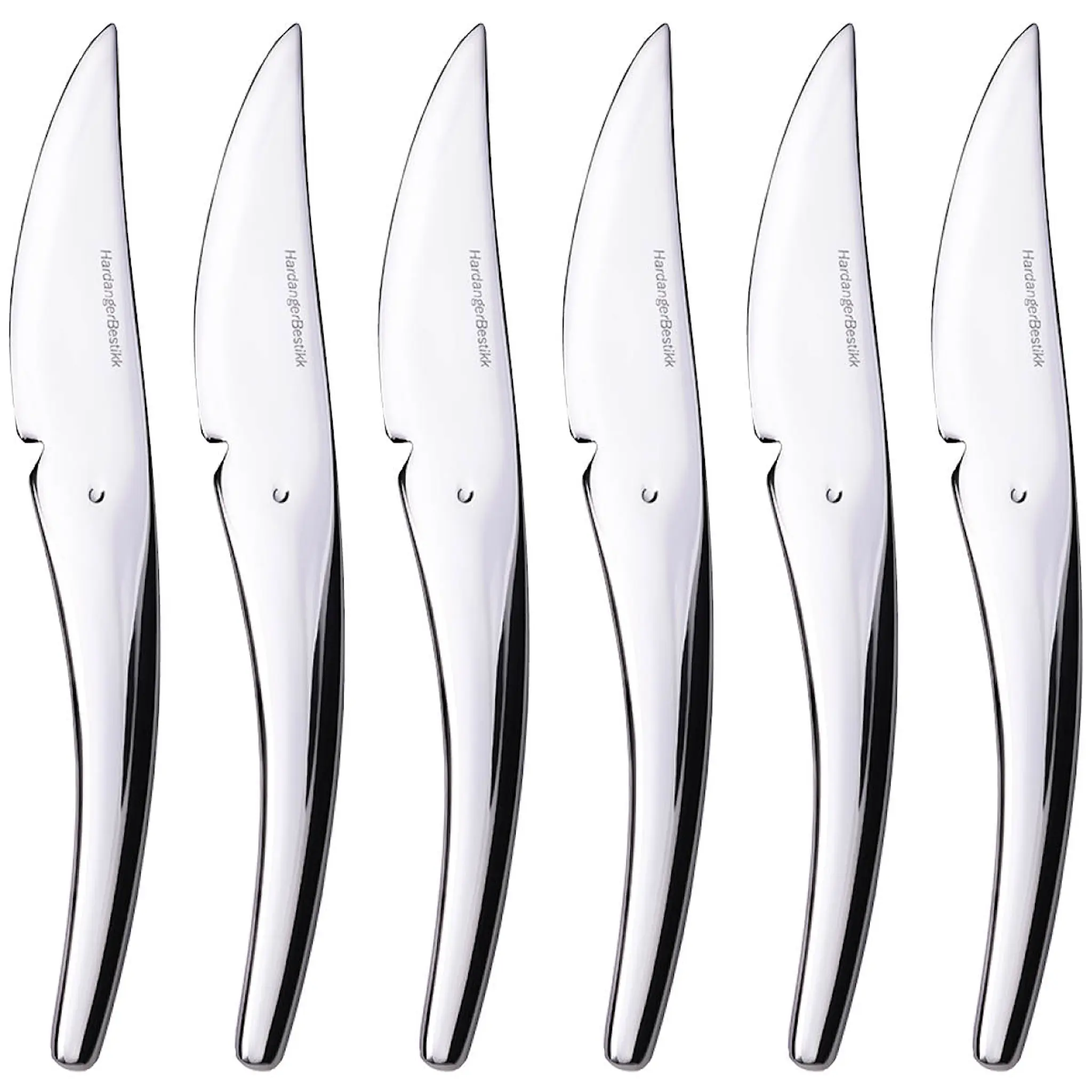 Hardanger bestikk Hardanger ostkniv / fruktkniv 6-pack