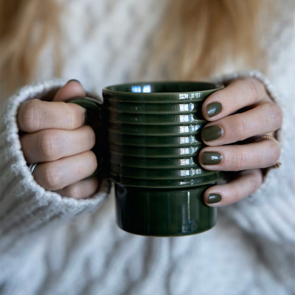 Sagaform Coffe & More Kaffemugg 25 cl 2-pack Grön