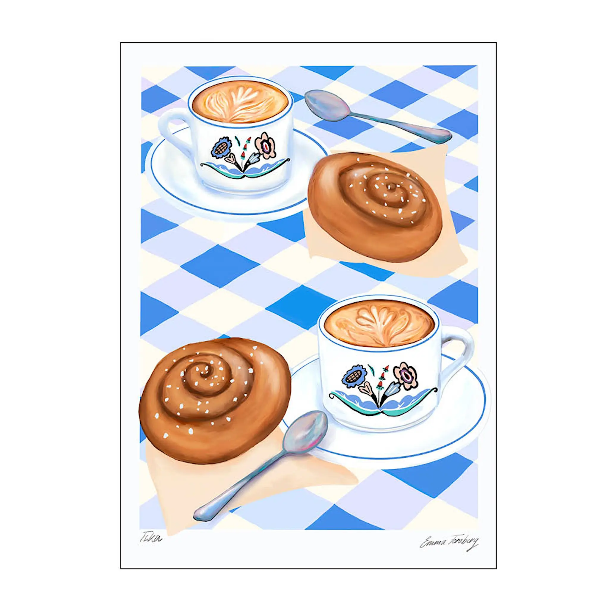 Poster & Frame Emma Forsberg poster 30x40 cm fika