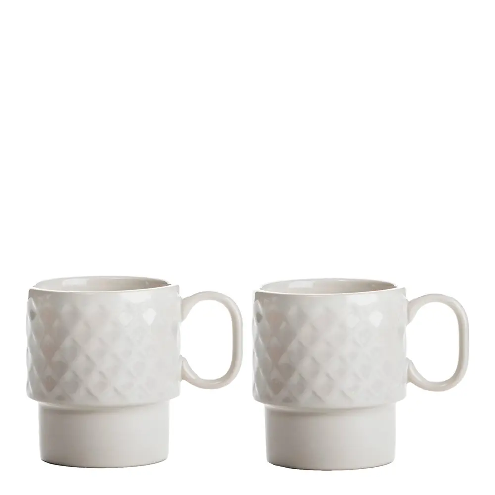 Coffe & More Kahvikuppi 25 cl 2 kpl Valkoinen