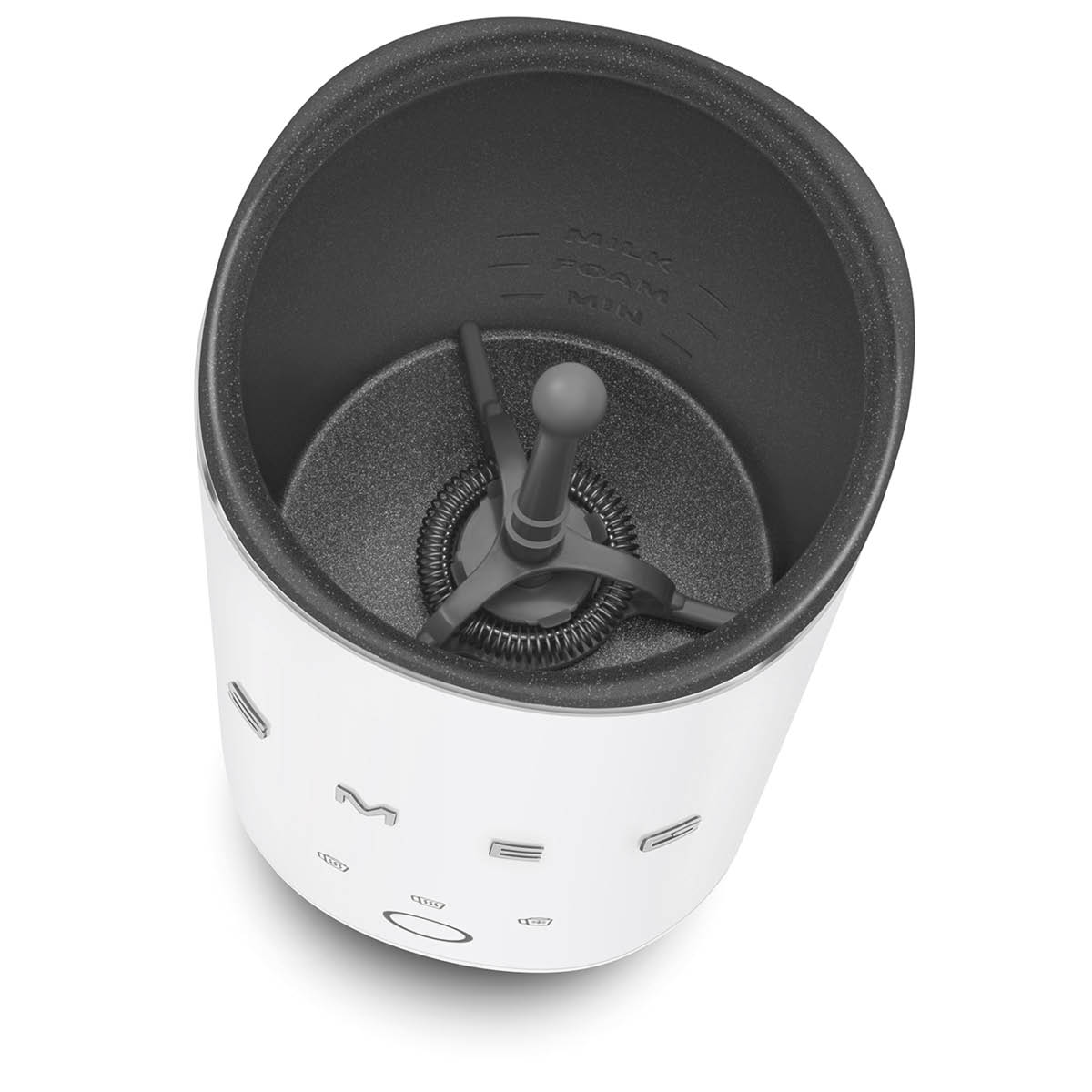 Smeg Smeg mini-mjölkskummare MFF02 180 ml matt vit