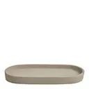 Clean betongbricka oval 25x11 cm grå