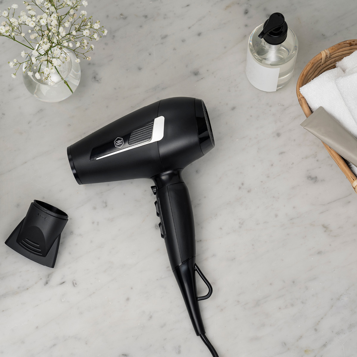 OBH Nordica Power Style HD hårfön NV8810N0 svart