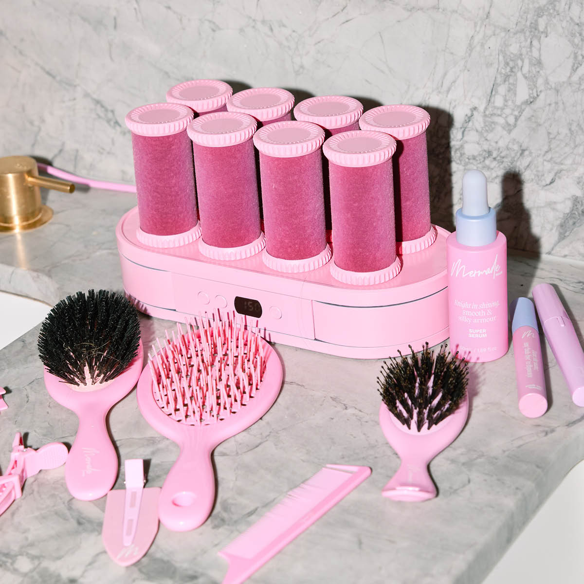 Mermade Värmespolar digital rosa