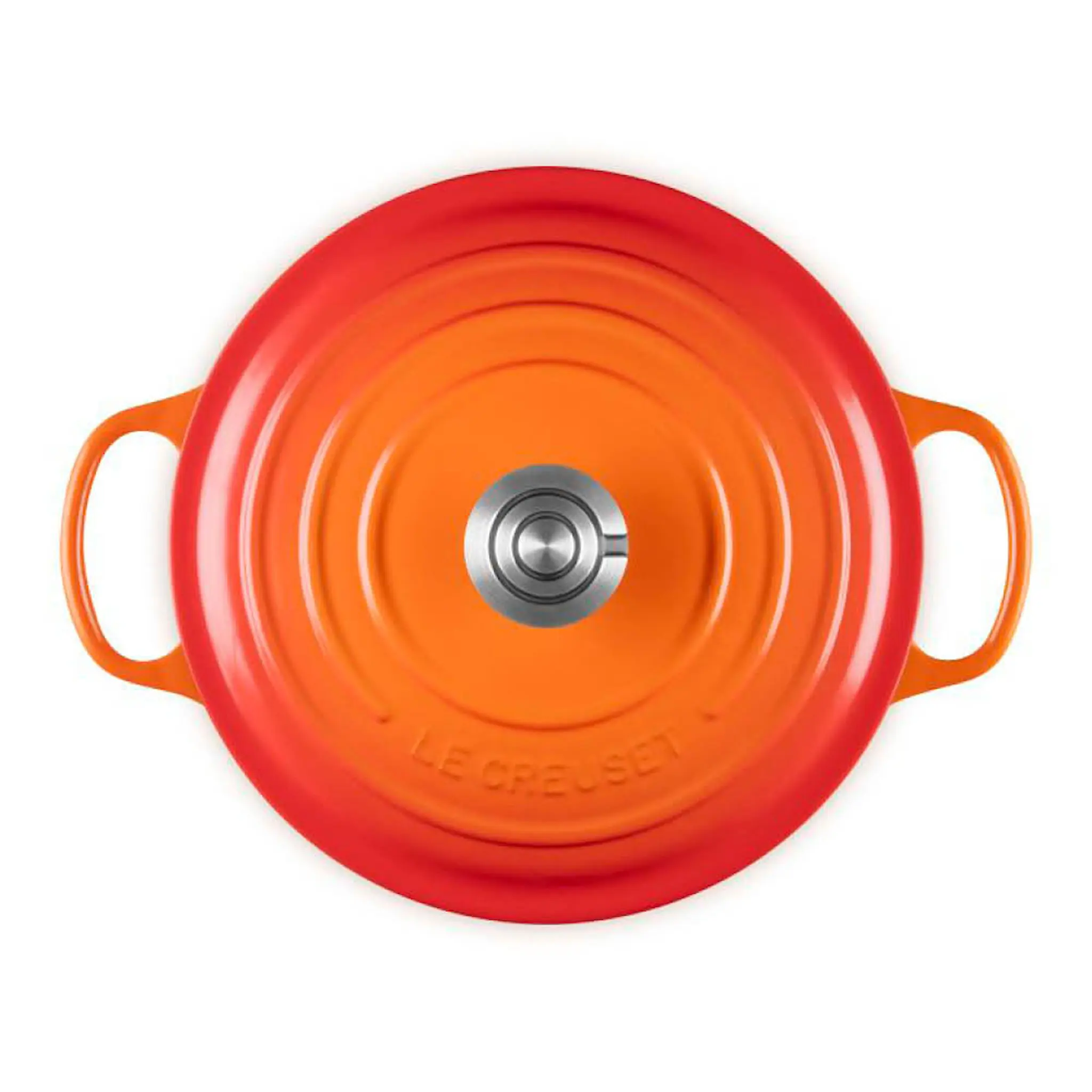 Le Creuset Signature gjutjärnsgryta rund 5,3L 26 cm volcanic/crucible knob