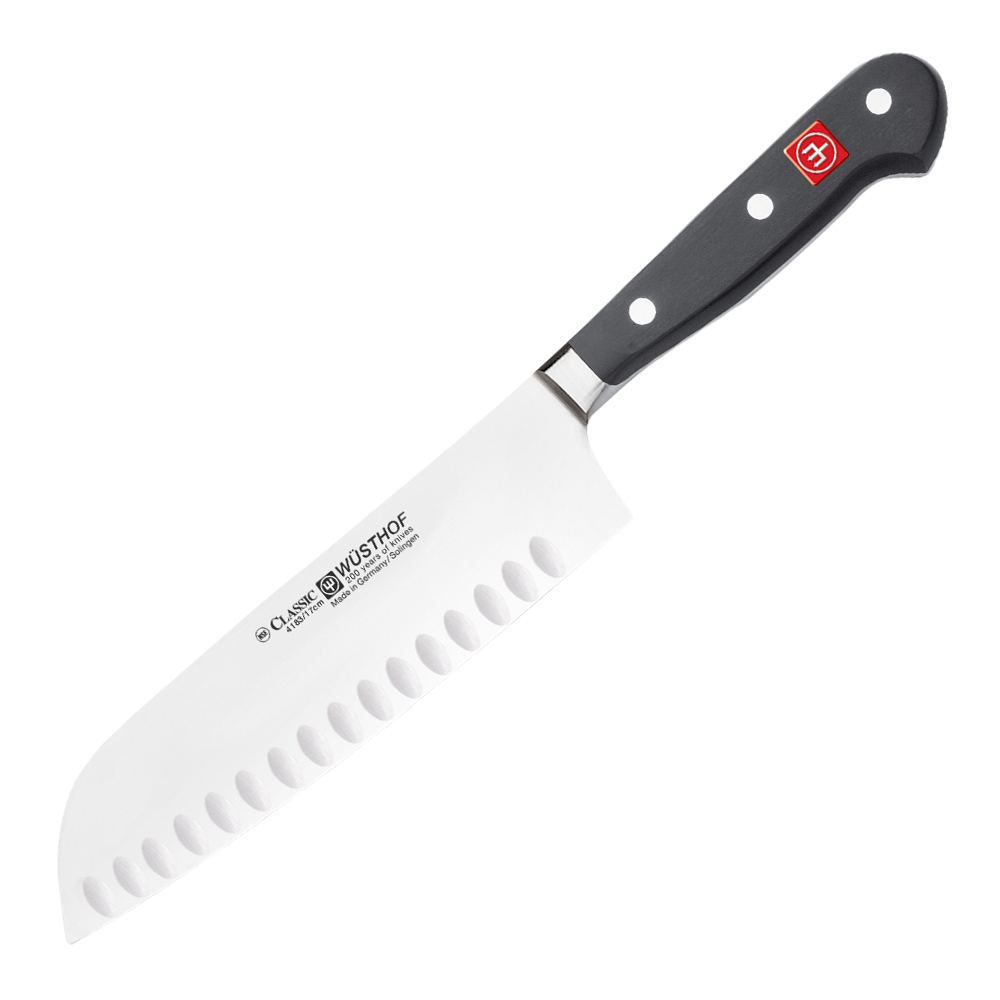 Wüsthof Classic santokukniv 17 cm svart
