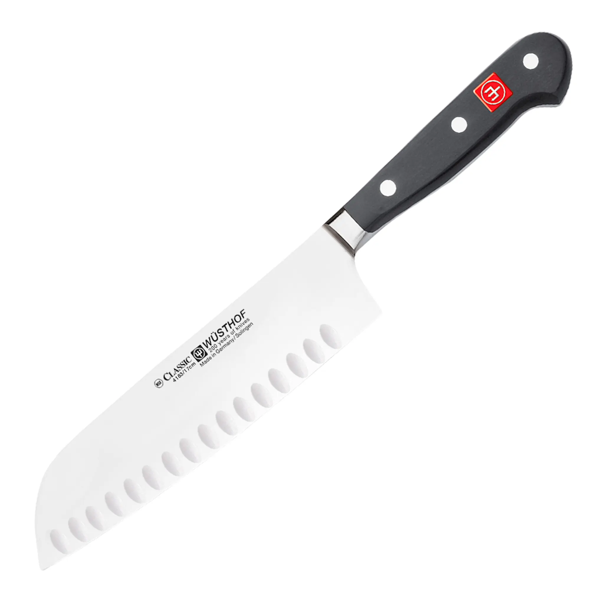 Wüsthof Classic santokukniv 17 cm svart