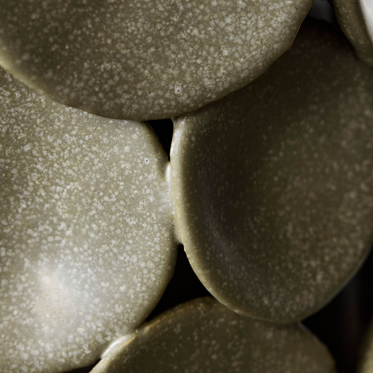 House Doctor Dot vas 26,5 cm khaki