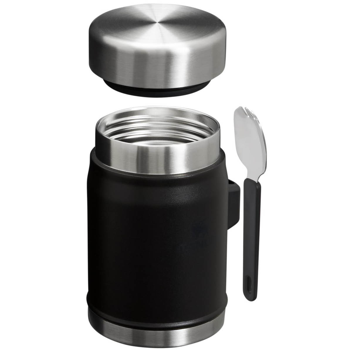 Stanley Classic mattermos med skje 0,4L svart