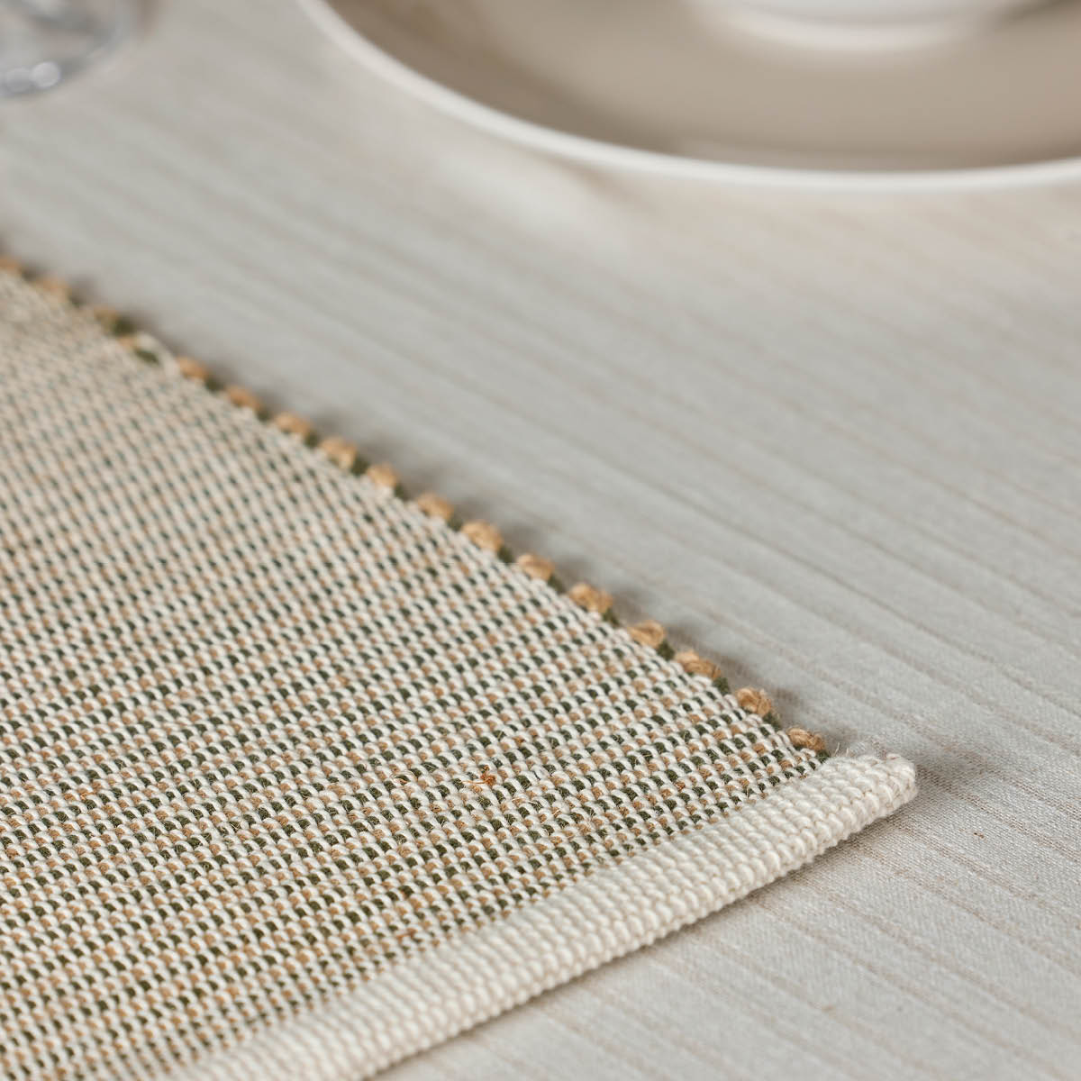 Holmen Birk löpare 35x100 cm grön