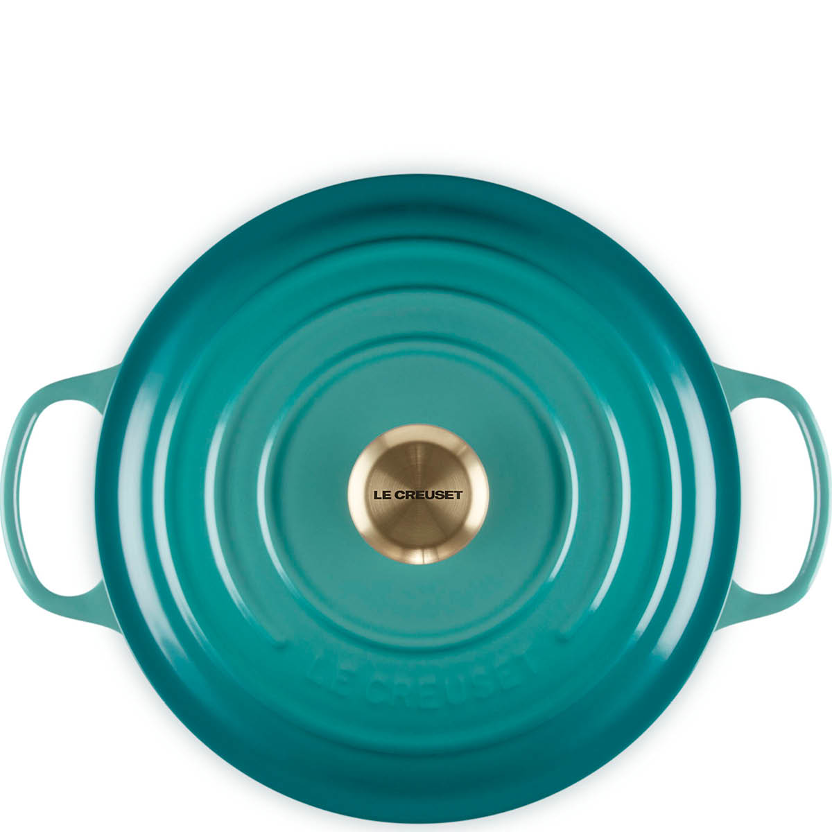 Le Creuset Signature gjutjärnsgryta rund 26 cm 5,3 L Bleu Riviera