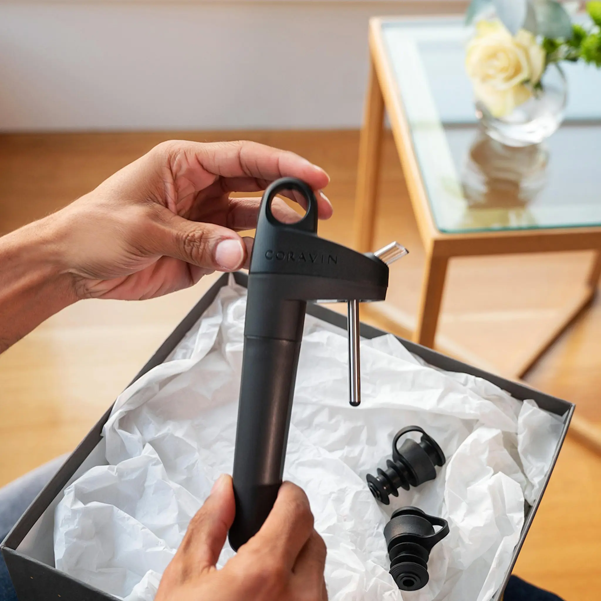 Coravin Pivot Lisäkorkki 6 kpl Musta