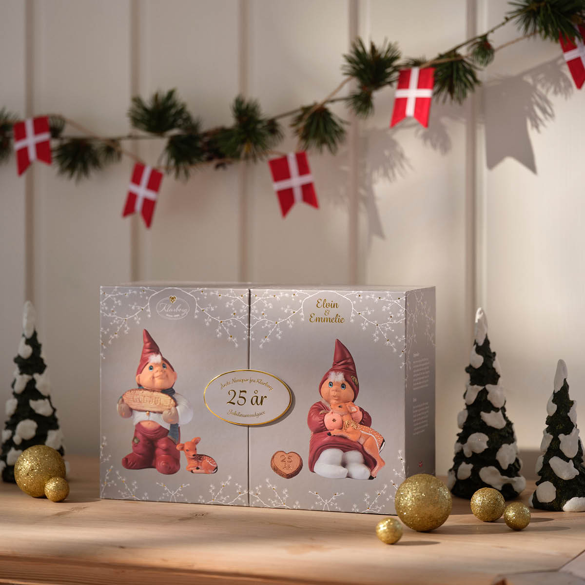 Klarborg Tomtepar Elvin & Emmelie 13,5 cm årstomtar 2025