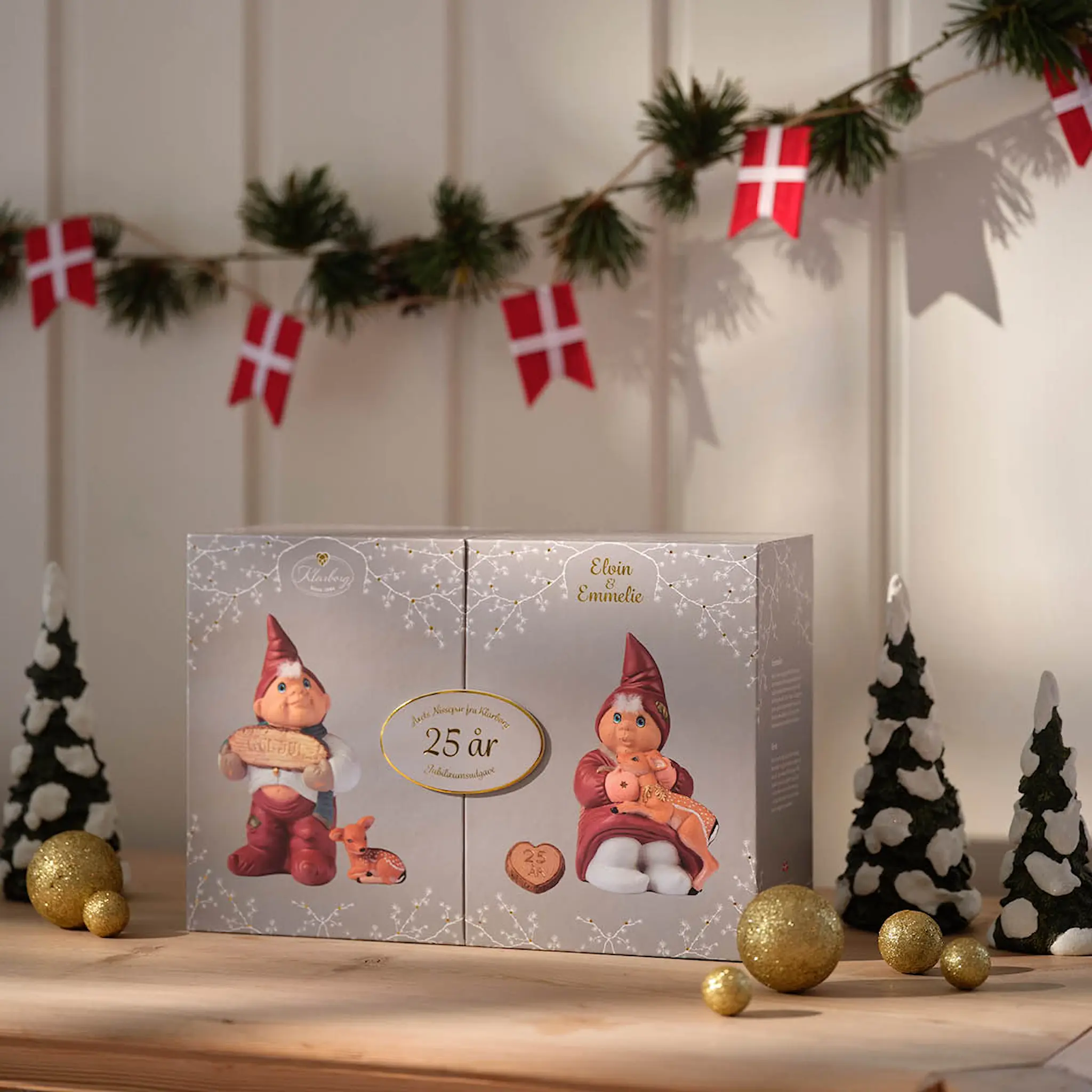 Klarborg Tomtepar Elvin & Emmelie 13,5 cm årstomtar 2025