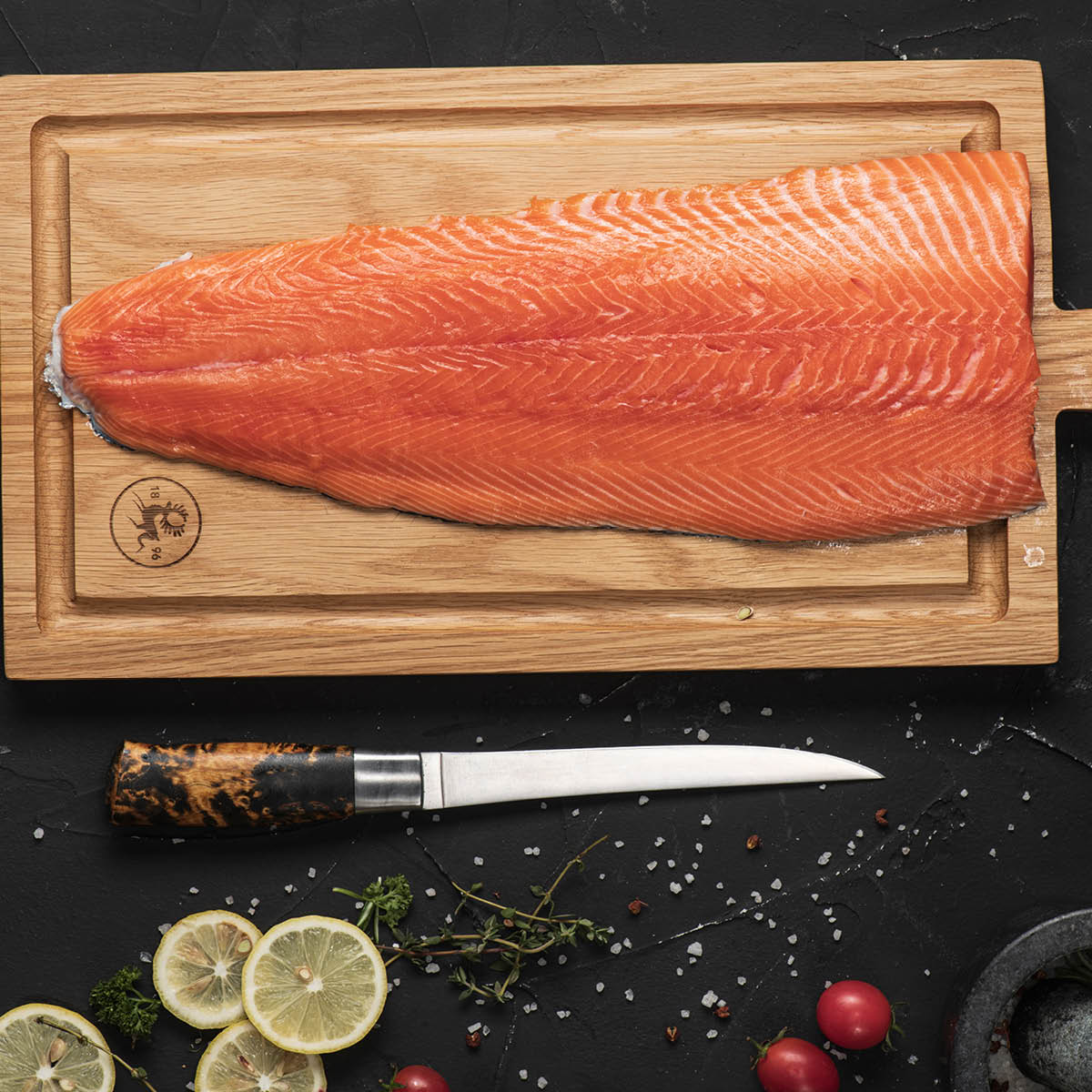 Brusletto Skärbärda med kant 50x23 cm natur