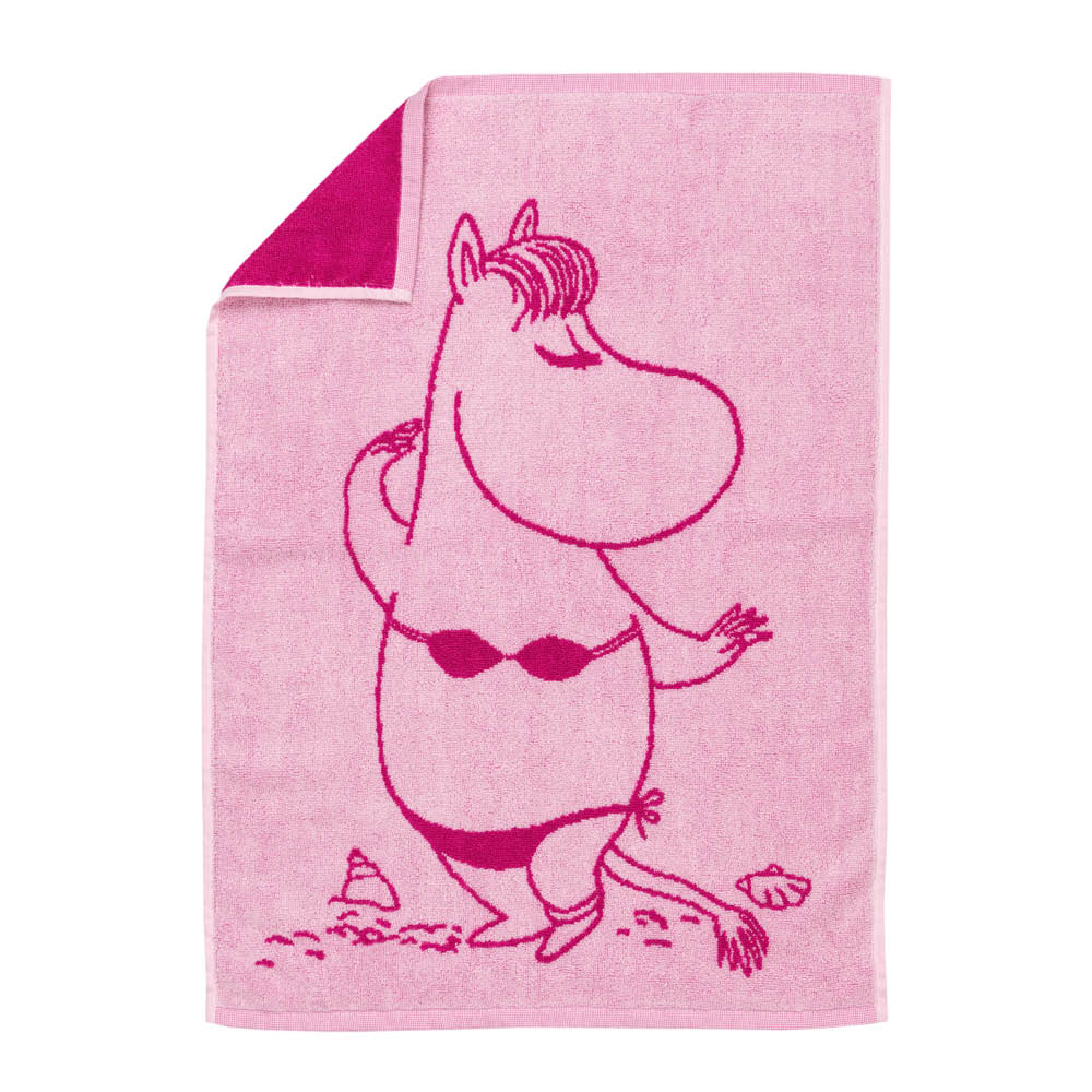 Moomin Arabia - Muumi Käsipyyhe Niiskuneiti 50x70 cm Vaaleanpunainen