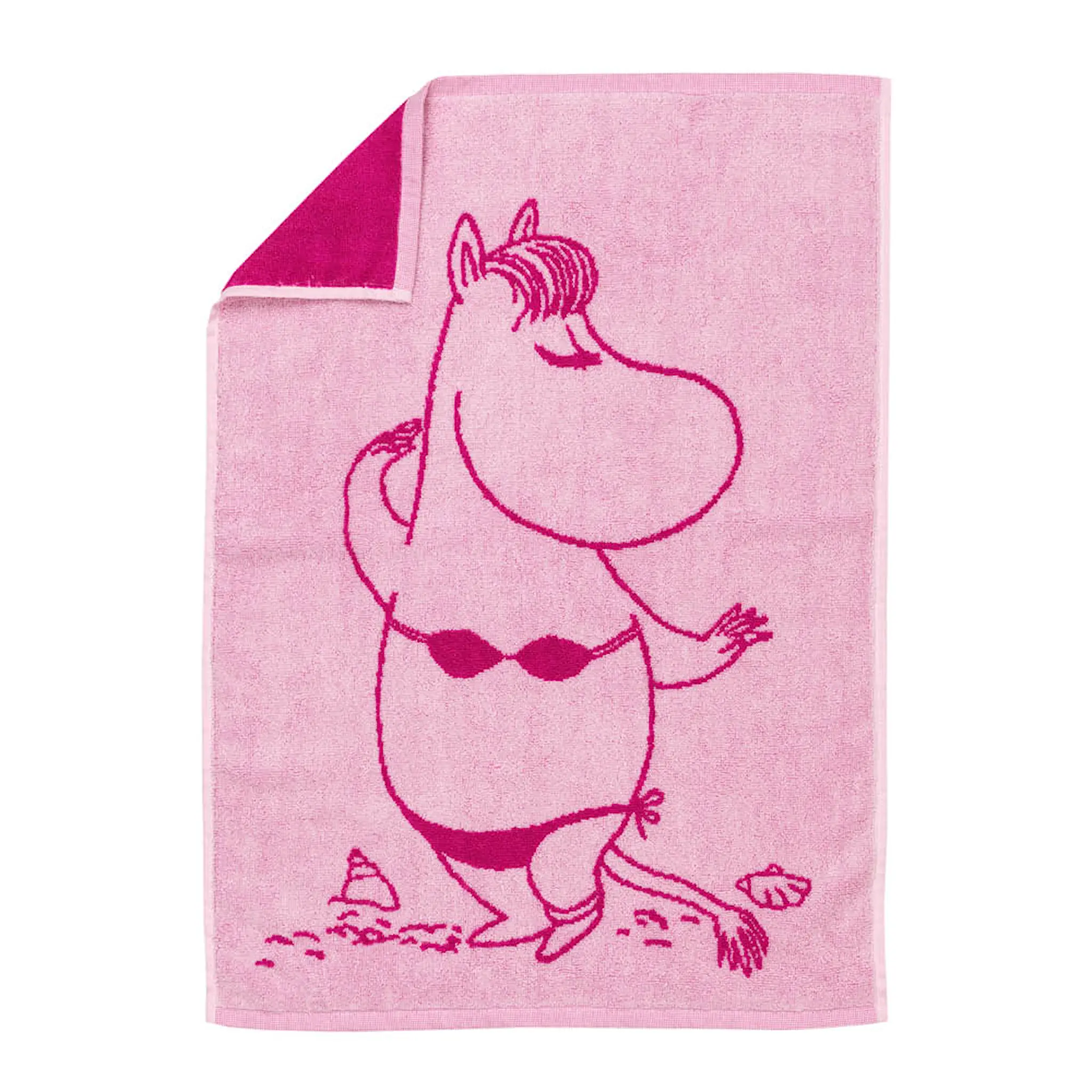 Moomin Arabia Mumin handduk 50x70 cm Snorkfröken rosa