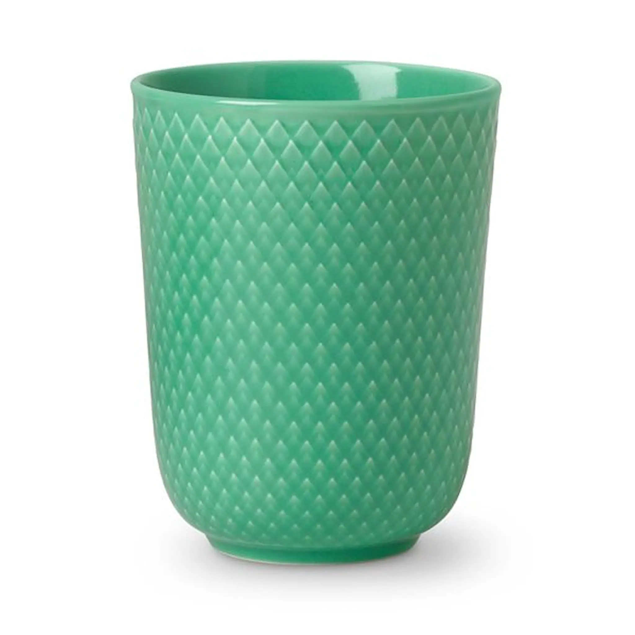 Lyngby Porcelæn Rhombe Color Mugg 33 cl Grön