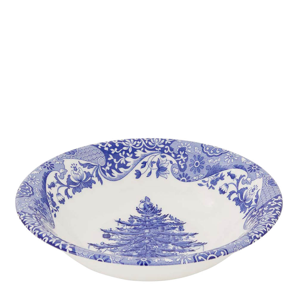 Spode - Blue Italian Christmas Tree Kulho 20 cm Sininen/Valkoinen