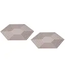 Ime Grytlapp 2-Pack Ljus Brun