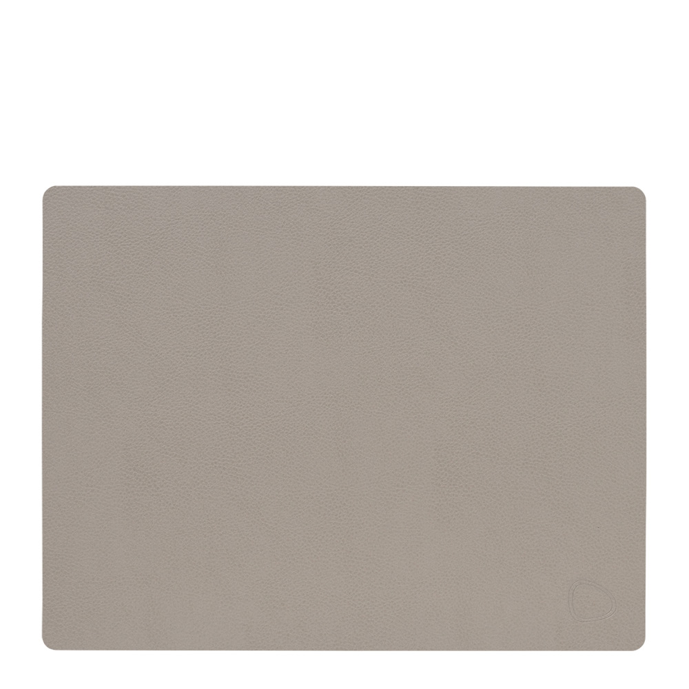 LIND DNA - Rectangle Leather Serene Pöytätabletti 26x34,5 cm Ash