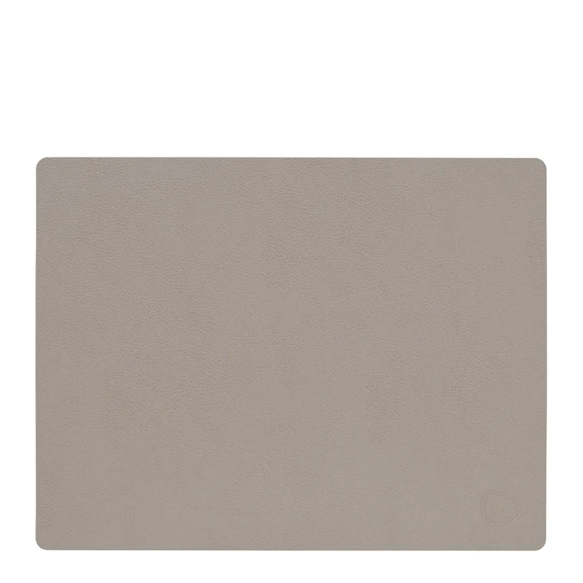 LIND DNA Leather Serene Rectangle Bordstablett 26x34 cm Ash