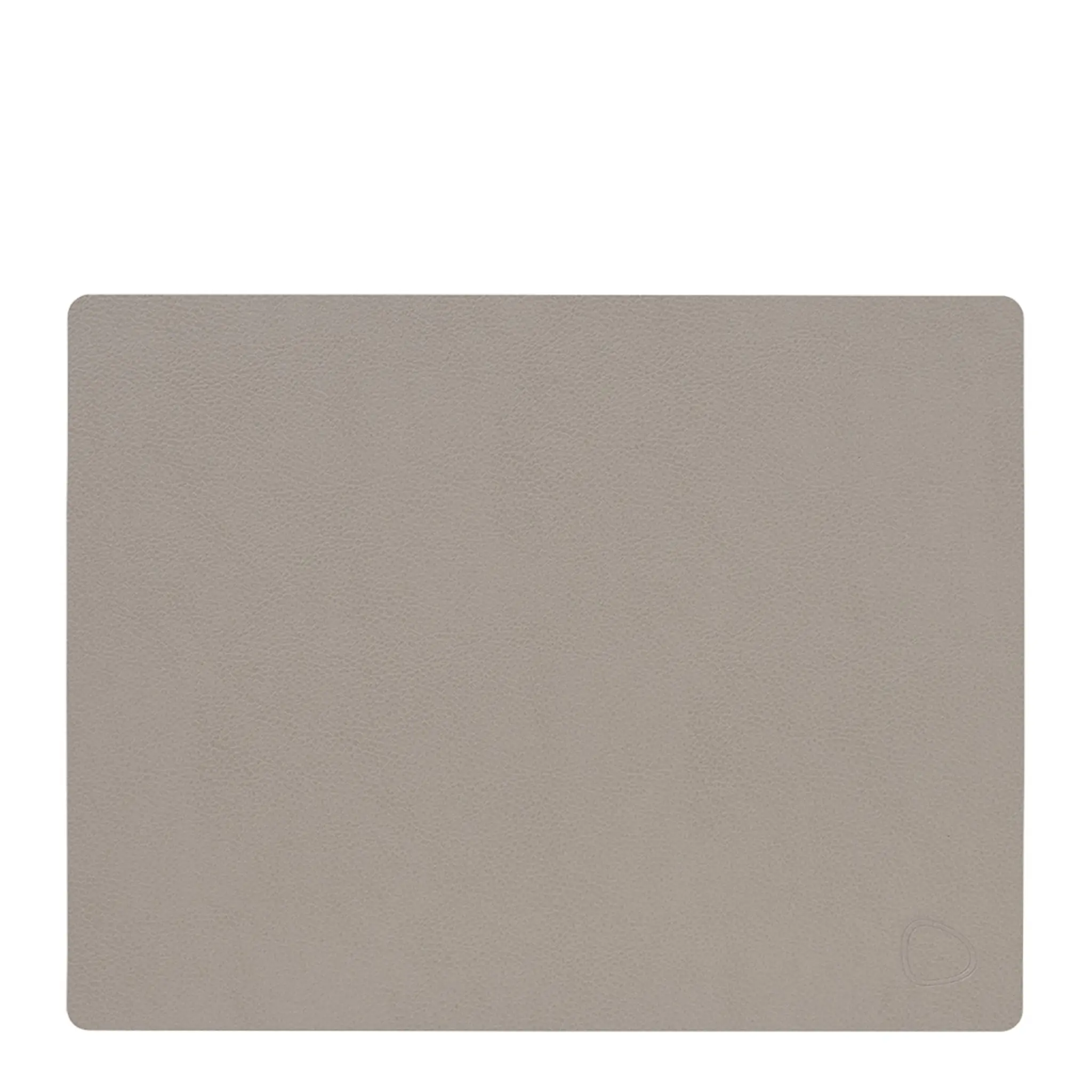 LIND DNA Leather Serene rectangle bordbrikke 26x34 cm ash