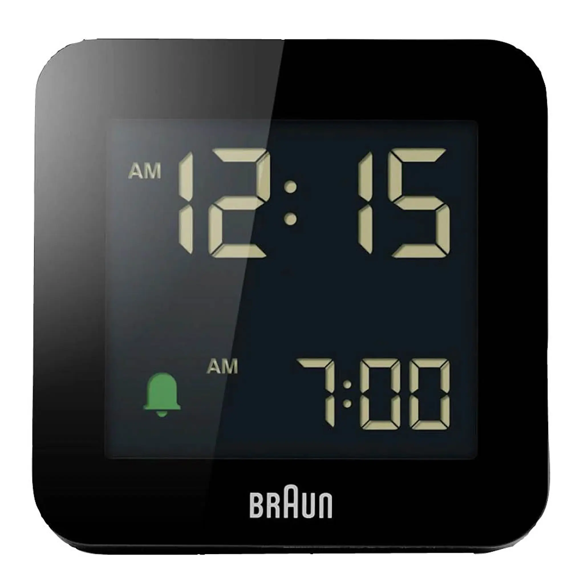 Braun Vekkerklokke digital 7,6 cm svart
