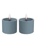 Breeze bordslykta 8 cm 2-pack ljusblå