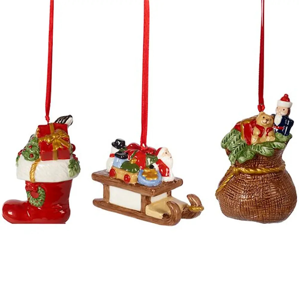Nostalgic Ornaments julgransdekorationer 3-pack