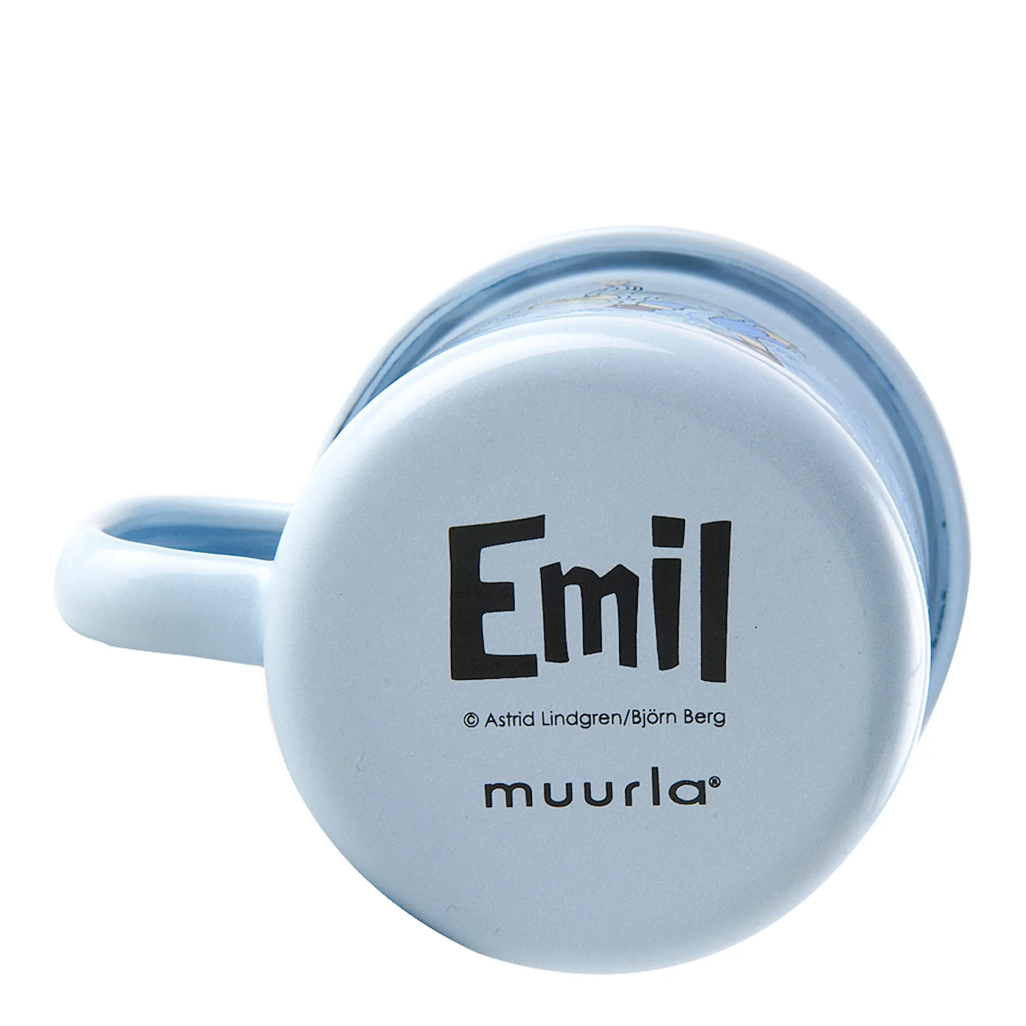 Muurla Emil i Lönneberga Emaljmugg 1,5 dl Blå