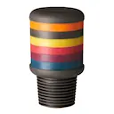 Vinpropp med 6 glasmarkörer flerfärgad