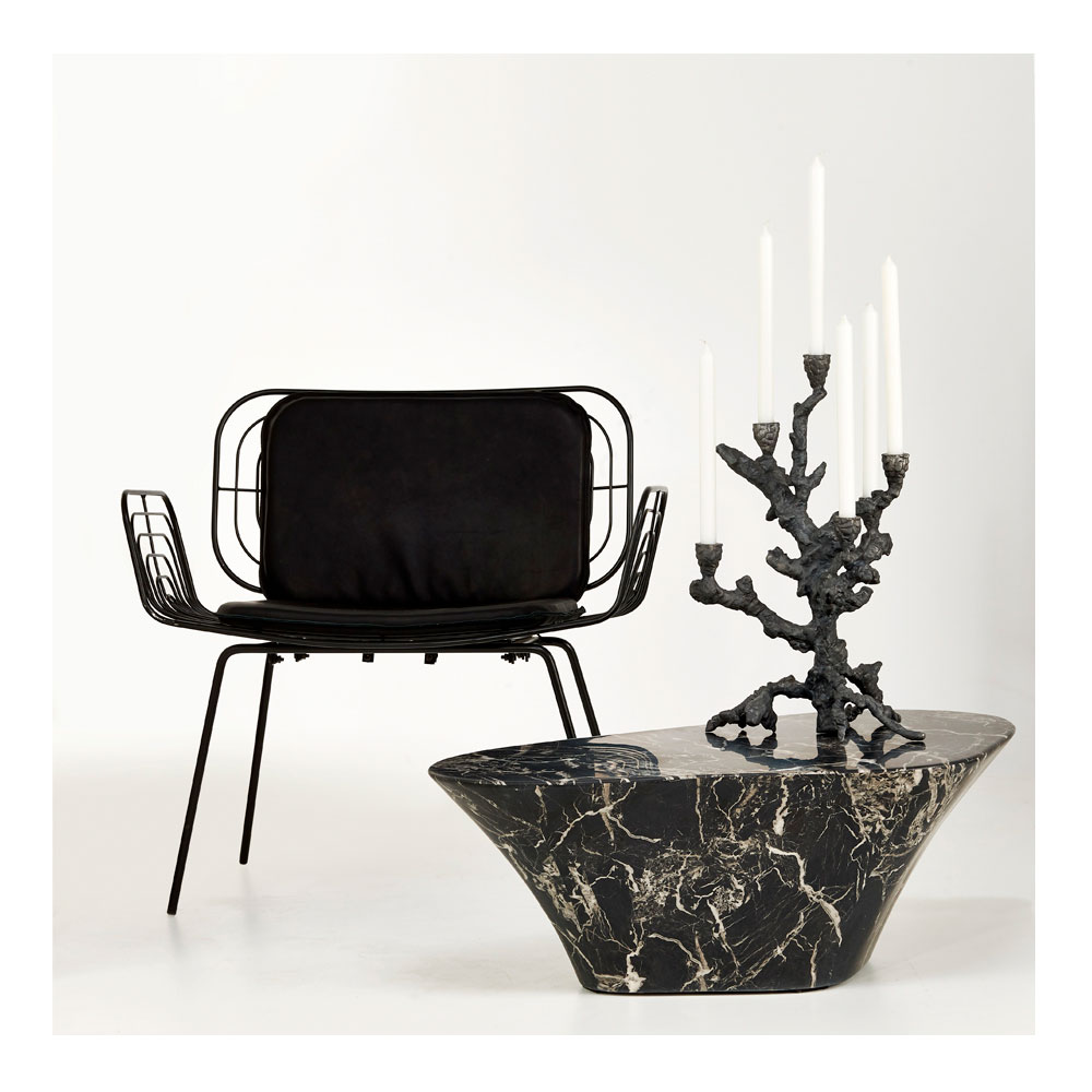 Pols Potten Apple tree kandelaber svart