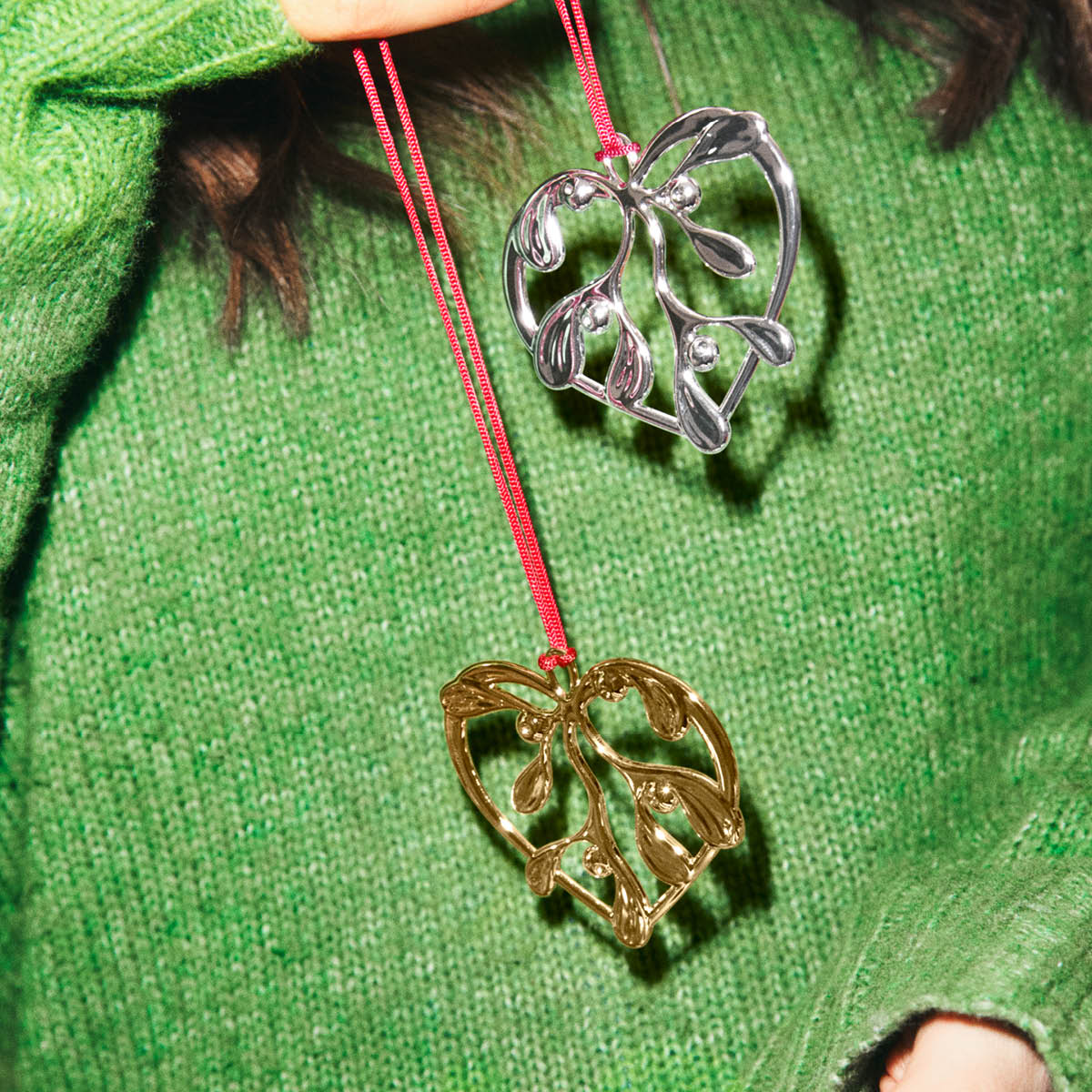 Rosendahl Karen Blixen ornament 6 cm Under the Mistletoe silver