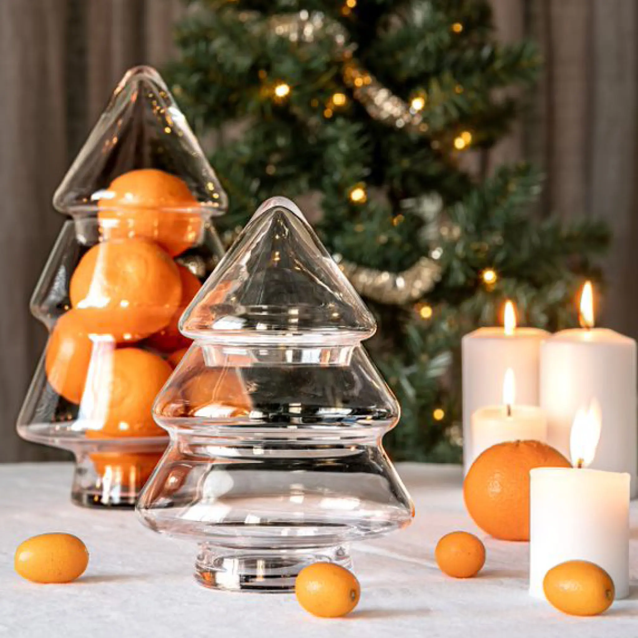 Muurla Lasipurkki kuusi 20 cm