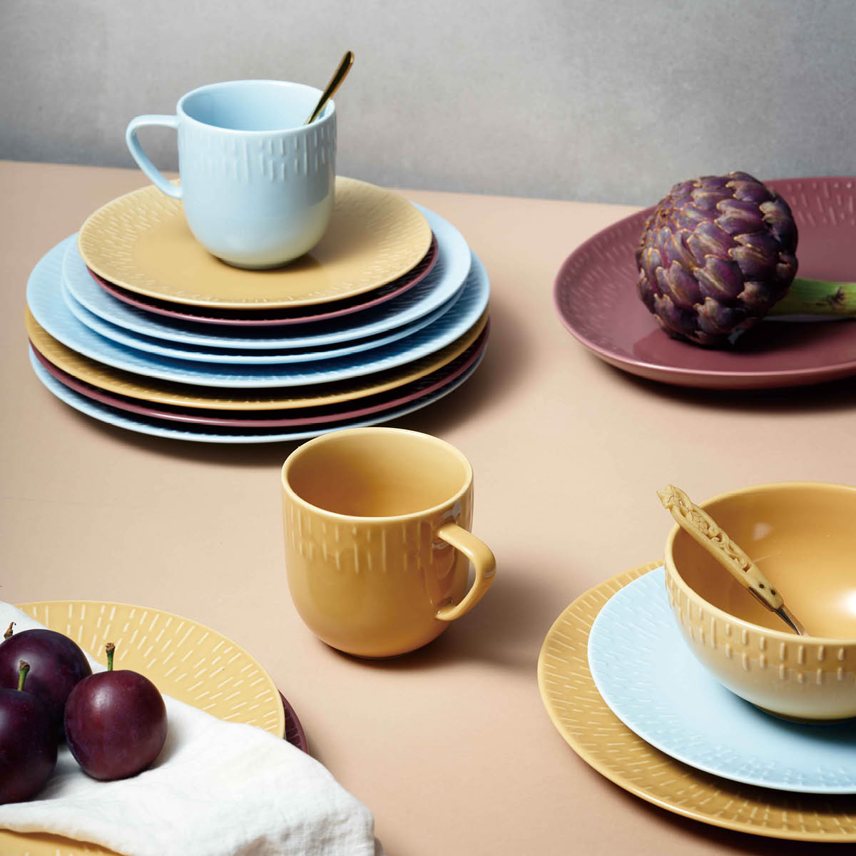 Aida - Life in colour Confetti desserttallerken 21 cm aqua