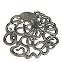 Octopus grytunderlägg 18 cm silver