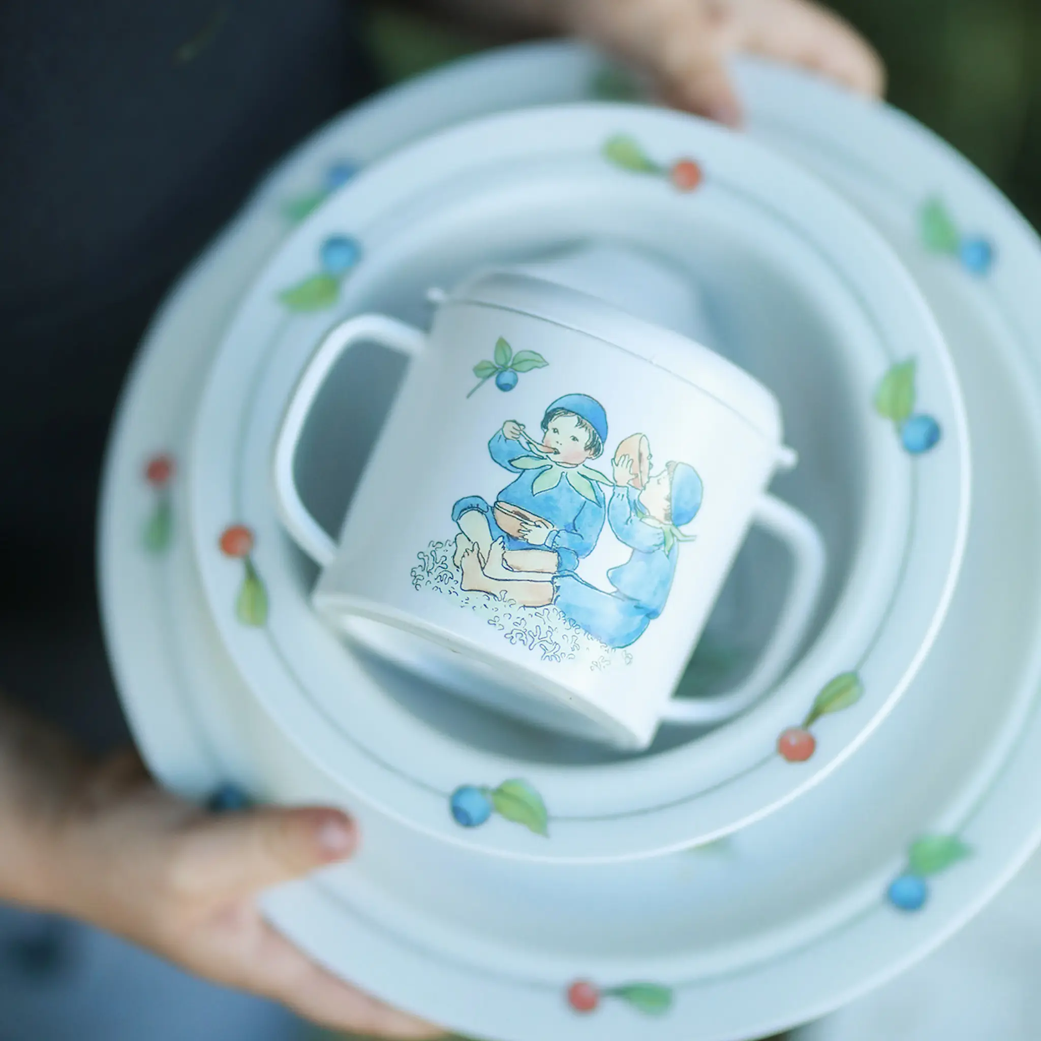 Rätt Start Elsa Beskow barneservise 3 deler Putte