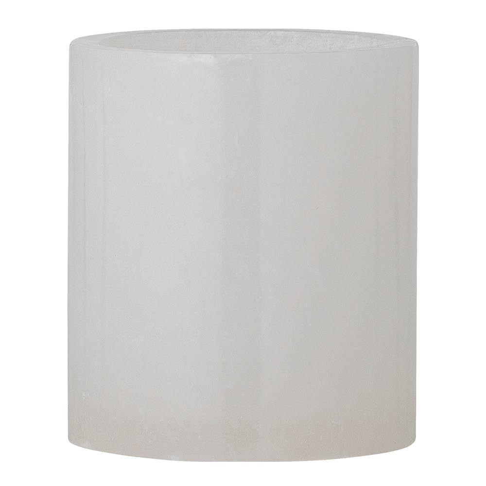 Bloomingville Annabel Lyhty 7,5x9 cm Alabaster/Valkoinen