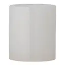 Ljuslykta Annebel 7,5x9 cm alabaster/vit